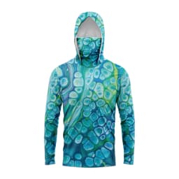 Men Hood Fishing Shirt long sleeve fishing t shirt uv protection Fishing Apparel