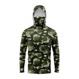 Men Hood Fishing Shirt long sleeve fishing t shirt uv protection Fishing Apparel