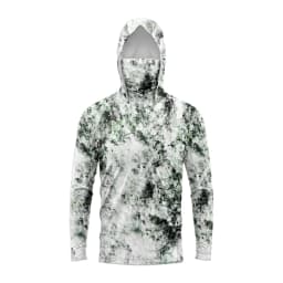 Men Hood Fishing Shirt long sleeve fishing t shirt uv protection Fishing Apparel