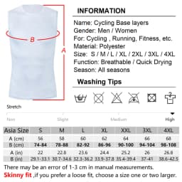 Colorful Cycling Base Layer Cycling Undershirt Quick Dry Underwear Cycling Sleeveless Jersey High Elastici MTB Road Bike Jerseys