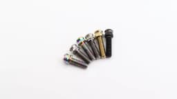 MUQZI 6PCS Titanium Bolts M5x15 M5x17 Bicycle Handlebar Stem Screw With Washer