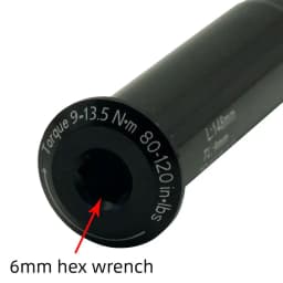 Mountain Bike Thru Axle 158mm Front Hubs Tube Boost Shaft for ROCK SHOX Front Fork 110*15mm Frame Road Bicycle Lever Accessories