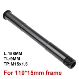 Mountain Bike Thru Axle 158mm Front Hubs Tube Boost Shaft for ROCK SHOX Front Fork 110*15mm Frame Road Bicycle Lever Accessories