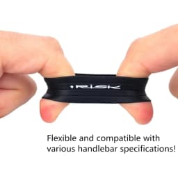 1Pair Silicone Cycling Handlebar Tape Fixing Sleeve Ring Anti-skip Waterproof Plugs Protective Cover Bike Rubber Road Hand New