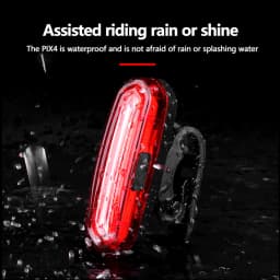 Bicycle Taillight MTB Red Bike Rear Light USB Rechargeable LED Cycling Bike Warning Light Mountain Bicycle Lamp