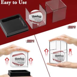 Quality Acrylic Baseball Box Display Golf Tennis Ball Transparent Case For Souvenir Storage Box