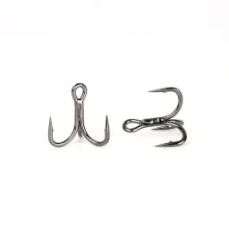 OUTKIT 10pcs 6x Strong Super Sharp Round Treble Hook Antirust High Carbon Steel 2 4 6 8# Sea Treble Hooks Fishing Tackle
