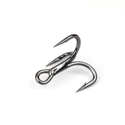 OUTKIT 10pcs 6x Strong Super Sharp Round Treble Hook Antirust High Carbon Steel 2 4 6 8# Sea Treble Hooks Fishing Tackle