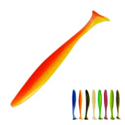 Fishing Lure 55mm 70mm 90mm T Tail Worm Soft Bait Jigging Wobblers Tackle Bass Pike Artificial Silicone Swimbait