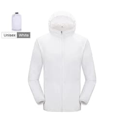LNGXO Men Women Waterproof Jacket Quick Dry Hiking Camping Windbreaker Unisex Trekking Fishing Rain Coat Outdoor Anti UV Clothes