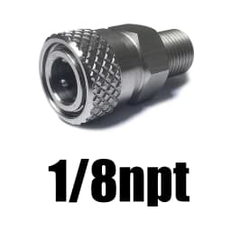 HPA Air 8mm Quick Disconnect Male Female Adaptor 8mm Fill Nipple High Pressure 1/8NPT 1/8BSP M10*1 M8*1 Stainless Steel