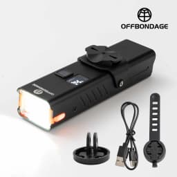 OFFBONDAGE Bicycle Light 1000Lumen Bike Headlight Power Bank Flashlight Handlebar USB Charging MTB Road Highlight
