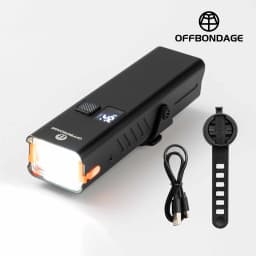 OFFBONDAGE Bicycle Light 1000Lumen Bike Headlight Power Bank Flashlight Handlebar USB Charging MTB Road Highlight