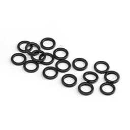 OUZEY 100Pcs Carp Fishing Round Connector Rig Ring Stainless Steel Quick Change Matt Black O rings Fishing Tackle Accessories