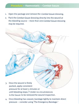 First Aid Compressed Sterile Gauze,Emergency Medical Dressing, Hemostatic Control Bandage Vacuum Packaging Gauze Roll Z-Folded