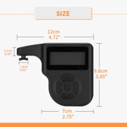 Professional Digital Trigger Pull Gauge 0-12 Lbs Scale 1 Oz Increments with LCD Display for Accurate Readings Trigger Pull Gauge