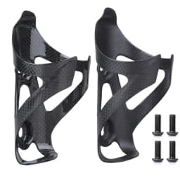 Full Carbon Fiber Bicycle Ultralight Water Bottle Cage, Carbon Bottle Holder Anti-Slip for MTB Road Bike Cycle Equipment