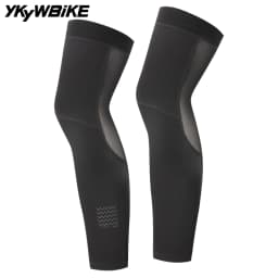 YKYWBIKE Cycling Leg Warmers Unisex Calf Compression Sleeves Outdoor Sports Running Basketball Football Leg Sleeves UV Protecti