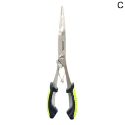 Fishing Pliers Long Nose Steel Hook Remover Cut Fishing Line Fishing Tied Hook Pliers Gripper For Freshwater Saltwater