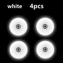 4pcs LED Flash Wheel 60/62/64/68/70/72/76//80mm Inline Skates 90/100/110/125mm Speed Skates Rock Fancy Roller Skates PU Tyres
