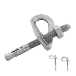 Rock Climb Anchor Point Piton Nut Anchor Bolt Hanger Plate Expansion Nail 304 Stainless Steel Caving Belay Rigging M8 M10 M12