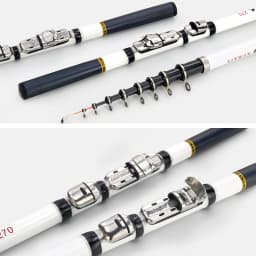 Telescopic Rock Fishing Rod Spinning Fly Carp Feeder Carbon Fiber Pesca 3M 2.7M 2.4M 2.1M 1.8M 1.5M Mini Travel Rod Reel Seat