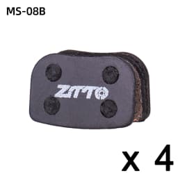ZTTO 4Pairs MTB Semi Metal BIke Brake Pads Quiet Ceramic For Bicycle Disc Brake M8020 M6100 mt200 Guide Code E9 DB ER MT6 MT4