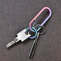 Outdoor Mini Titanium Alloy Professional Tweezers TC4 Clamp Portable Tweezers Clamp Wilderness Survival Small Tool Keychain