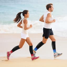 1Pair Sports Calf Compression Sleeves Calf Cramp Shin Splint Support Leg Compression Socks for Pain Relief,Running,Work,Travel
