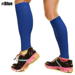 1Pair Sports Calf Compression Sleeves Calf Cramp Shin Splint Support Leg Compression Socks for Pain Relief,Running,Work,Travel