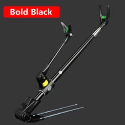 1.7m/2.1m/2.4m New Stainless Steel Thickened Shrinkage Fishing Rod Bracket Fishing Dual Use Accessories Tool Outdoor