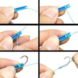 1pc 3 in 1 Extractor Fishing Universal Fly Nail Knot Tying Tools Hook Remover Quick Knot Tying Loop Knot Tyer Tool Color Random