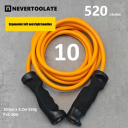 12-10-9mm 630-520-420GRAMS LONG ROPE heavy skip rope NEVERTOOLATE hiit fitness crossfit crossrope thick pvc skip jump rope