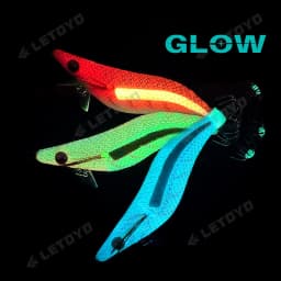 LETOYO luminous 3 colors squid bait squid jig eging Artificial bait Webfoot octopus egi lure cuttlefish fishing lures squid hook