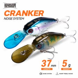 Kingdom Crazy Crankbaits Slow Sinking Fishing Lures Mini Minnow Swing Small Cranks Hard Baits 5g 37mmm Wobblers Fishing Tackle