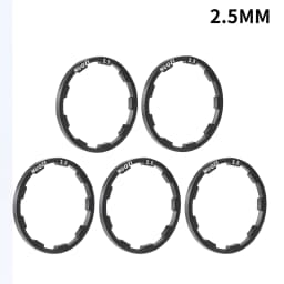 MUQZI 5pcs Bike Hub Washer 7 8 9 10 11 12 Speed Cassette Flywheel Spacer 1mm 1.5mm 1.85mm 2mm 2.18mm 2.35mm 2.5mm Freehub Gasket
