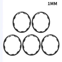 MUQZI 5pcs Bike Hub Washer 7 8 9 10 11 12 Speed Cassette Flywheel Spacer 1mm 1.5mm 1.85mm 2mm 2.18mm 2.35mm 2.5mm Freehub Gasket