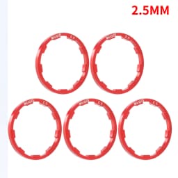 MUQZI 5pcs Bike Hub Washer 7 8 9 10 11 12 Speed Cassette Flywheel Spacer 1mm 1.5mm 1.85mm 2mm 2.18mm 2.35mm 2.5mm Freehub Gasket
