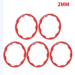 MUQZI 5pcs Bike Hub Washer 7 8 9 10 11 12 Speed Cassette Flywheel Spacer 1mm 1.5mm 1.85mm 2mm 2.18mm 2.35mm 2.5mm Freehub Gasket