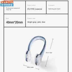 Swimming nose clip professional waterproof and anti slip silicone diving nose plug Nose Protection Swimming Diving accessories