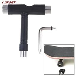 1pcs Skateboard Roller Skate T Tool MultiFunction All In One Wrench High Qulity Repair Tool New Hot Sale