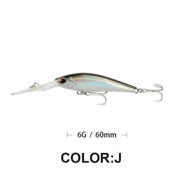 Fishing Lure Long Lip Minnow Wobbler Lure 6cm 6g Deep Diving Floating Jerkbait Swimbait Artificial Hard Bait Trout Bass Bait