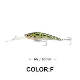 Fishing Lure Long Lip Minnow Wobbler Lure 6cm 6g Deep Diving Floating Jerkbait Swimbait Artificial Hard Bait Trout Bass Bait