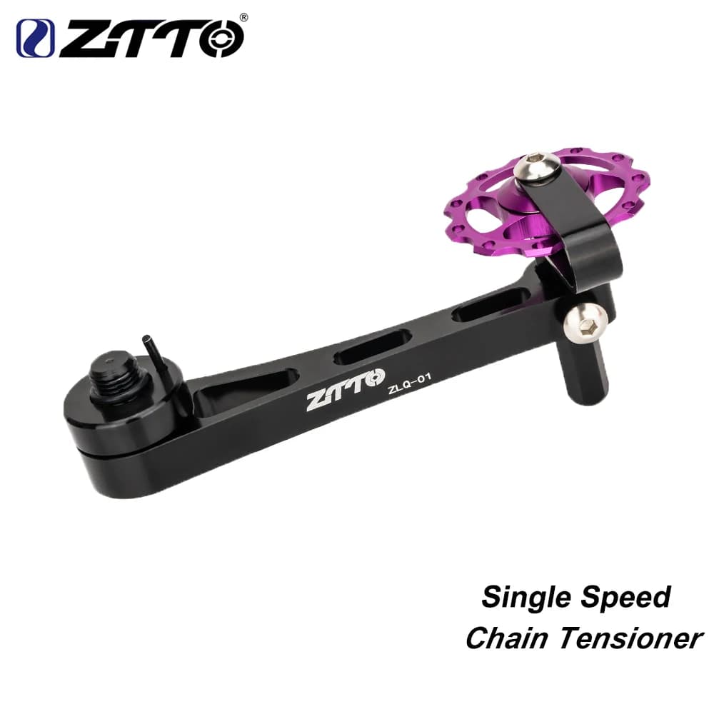 ZTTO Bike Single Speed Chain Tensioner Rear Derailleur Bicycle Aluminum Alloy Mountain Road Chain Stabilizer
