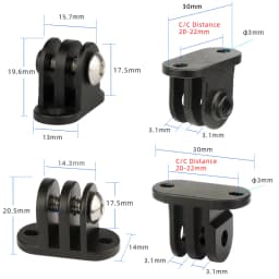 Aluminum Bicycle Computer Mount Adapters for Garmin Edge Bryton Compatible with Gopro Sport Action Camera MTB Road Bike Parts
