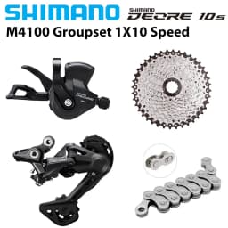 Shimano Deore m4100 1x10S Groupset Derailleurs RD-M4120 10 Speed Shift Lever Sunshine Cassette 36T 40T 42T 46T 50T Newbie Chain