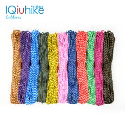 100 Colors Paracord 31meters 100FT,50FT,25FT Dia 2mm One Stand Cores for Survival Parachute Cord Lanyard Camping Climbing Rope