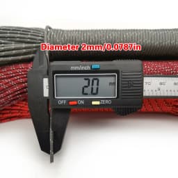 100 Colors Paracord 31meters 100FT,50FT,25FT Dia 2mm One Stand Cores for Survival Parachute Cord Lanyard Camping Climbing Rope