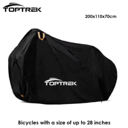 Toptrek Bike Cover Outdoor Storage Waterproof Anti-UV 210D Oxford High Quality Covers for Bicycles Rain Snow Dust Protective