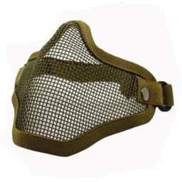 Field Wargame Tribal Mask Net Metal MeshHalf Face Hunting Tactical Protective Mask